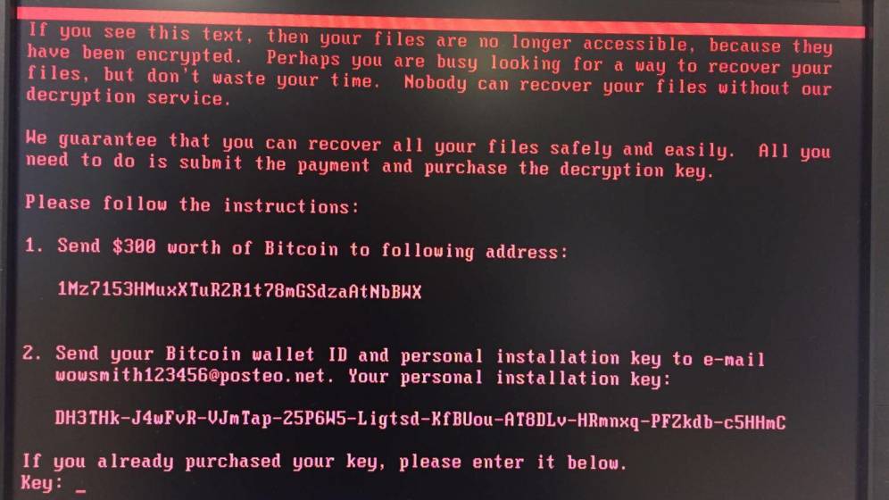 Un nuevo ataque de ‘ransomware’ paraliza grandes empresas en todo el mundo